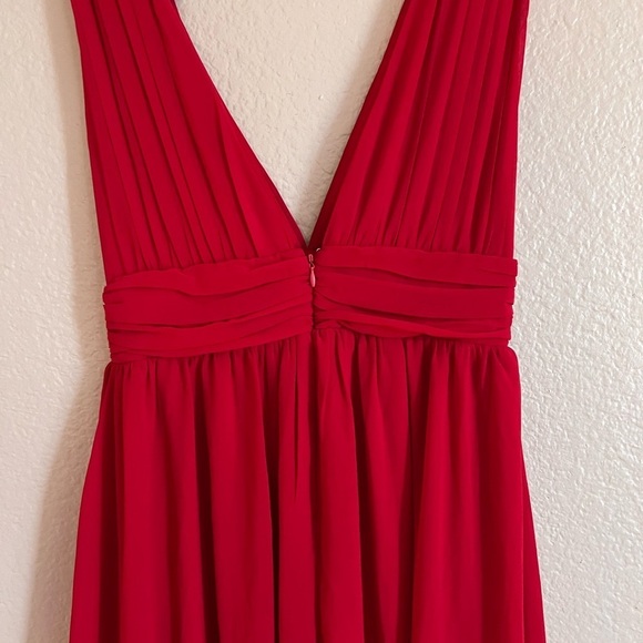 NWOT Heavenly Hues Red Maxi Dress Gown Gala - Picture 6 of 6